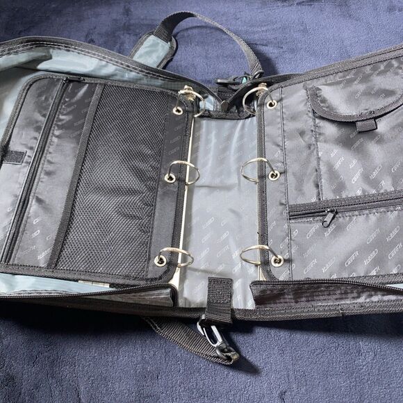 Case-it The Dual 1.5 " Dual 3 Ring Binder Turquoise NWOT - Picture 2 of 5